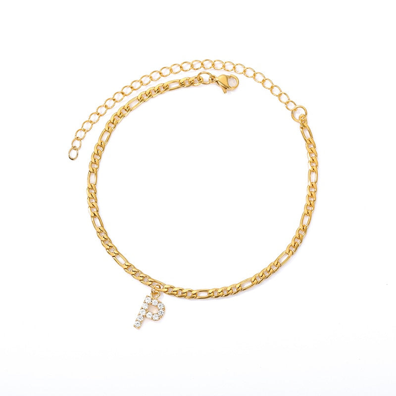 ® Initial Anklet